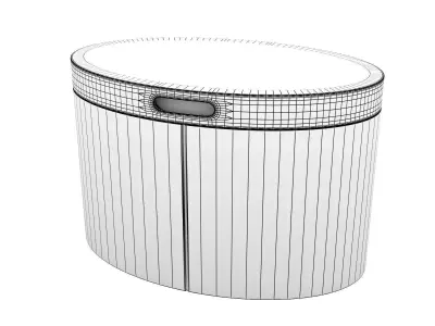 Raymond two silver and side tables 3D model