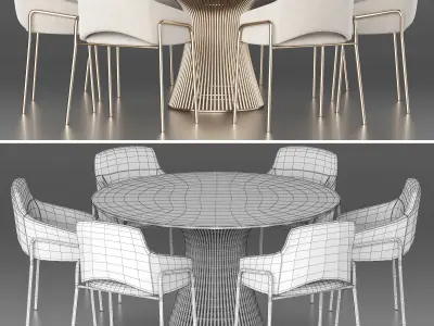 dining set 23 3D model
