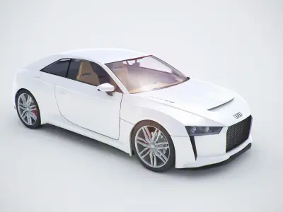 Audi Quattro concept coupe 2010version  3D model