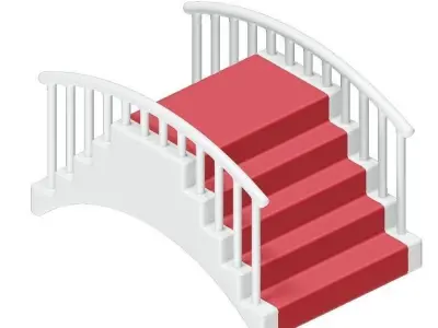 Toddler Bridge Toy 3D model