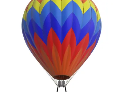Hot Air Balloons 3D model