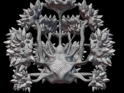 GeoSlime 2  Low-poly 3D model