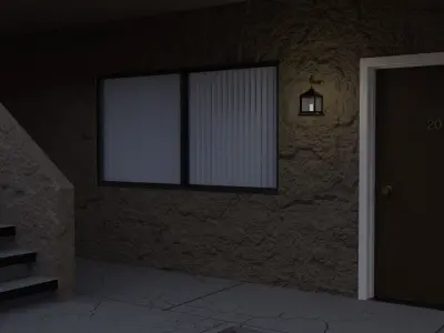 Apartment Building With 32 Complete Apartments 3D model