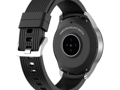 Samsung Galaxy Watch 42mm Midnight Black 2018 3D model
