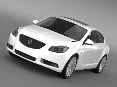 Buick Regal FlexFuel 2011-2013 3D model