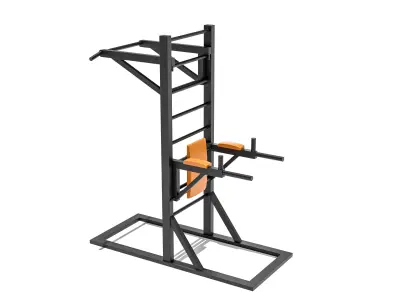 Pull up bars 3D model