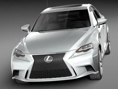 Lexus IS 2014 3D model