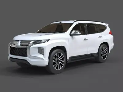 Mitsubishi Pajero Sport 3d model 2021-2022 3D model
