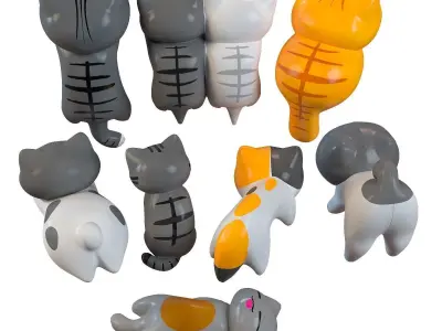 Cats The decor 3D model