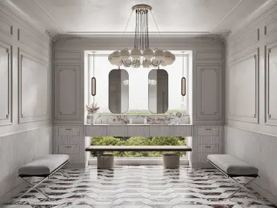 Luxury Bathroom Salvatori  3D model