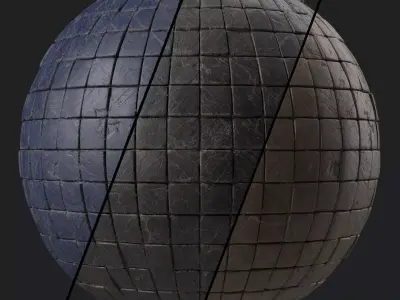 Stone Wall Materials 96- Slat Stone walls - Pbr 4k Seamless Texture