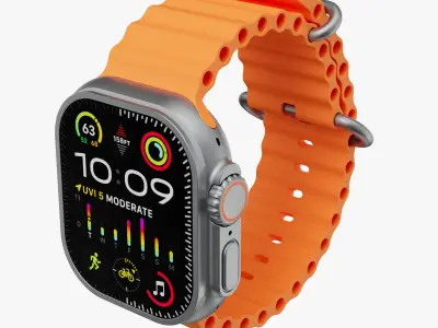 Apple Watch Ultra C 3D model