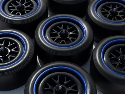 F1 2026 TYRES 3D model