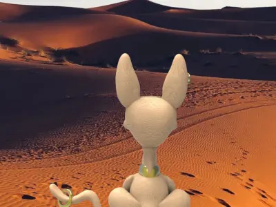 egyptian cat 3D model