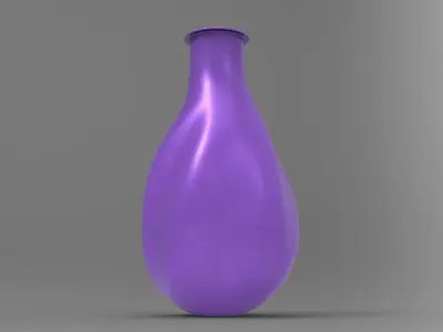 Tiago Vase Low-poly 3D model