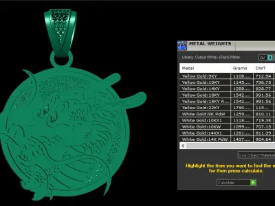 CHINESE DRAGON COIN PENDANT 3D PRINTABLE MODEL 3D print model