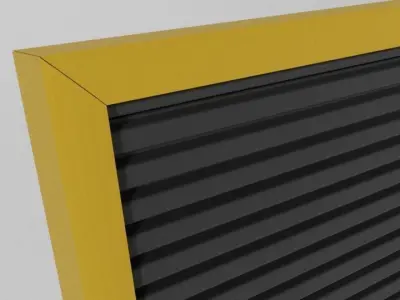 Letters Board with Alphabet 3D model