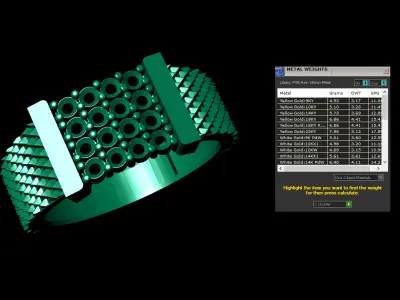 Jewelry Ring 3D print model