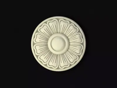 rosette flower 3D model buy