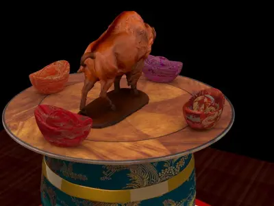 Yellowstone Bison 3D model figure 3D model