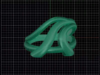 Minimal Abstract Ring 32 3D print model