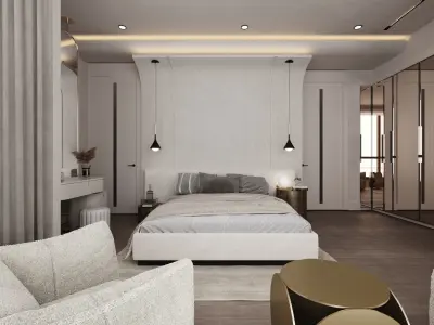 Master Bedroom Modern DV II FGM 3D model