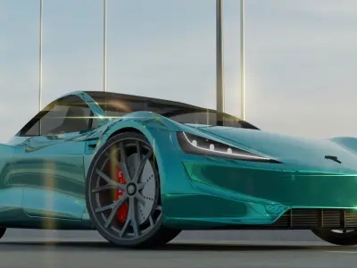 Tesla Roadster 3D model