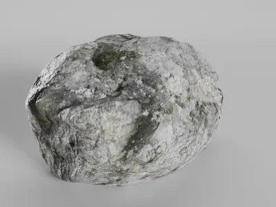 Mossy Stone Free 3D model
