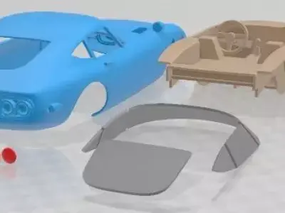 Toyota GT 2000 1967 Printable Car 3D print model