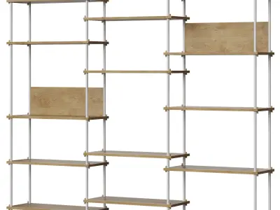 Shelving System s2003A by Moebe 3D model