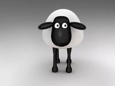 Sheep character 3D model