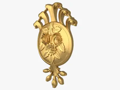 Classic decor ornament 224 3D model