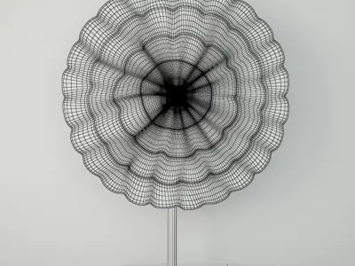 Thai Celing Flower 3D model