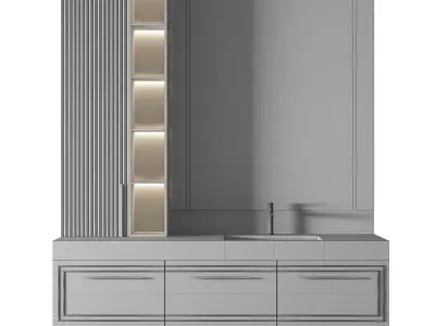 Luxury Bathroom 153 3D model