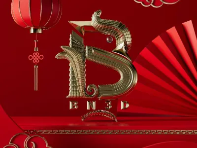 Chinese New Year Free 3D model