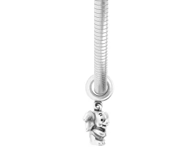 elephant charm 3D print model