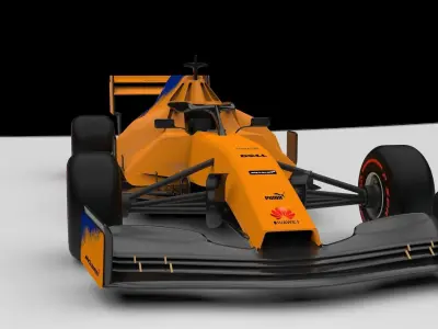 McLaren MCL34 Concept Design  3D model