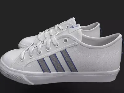 Casual Shoe Low-poly 3D model