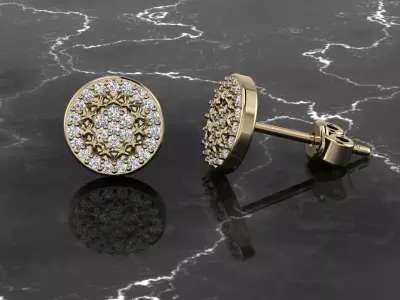 Earring Jewelry 3D print model