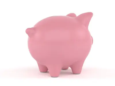 Ceramic Piggy Bank 3D model