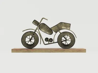 Decor Metal Bike 3D model