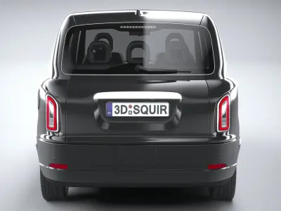 London Taxi Cab LEVC passenger 2021 3D model