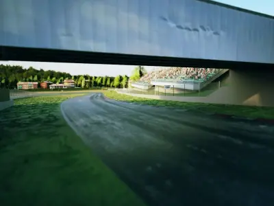 Imola Circuit - Enzo and Dino Ferrari Circuit - Italy Low-poly 3D model