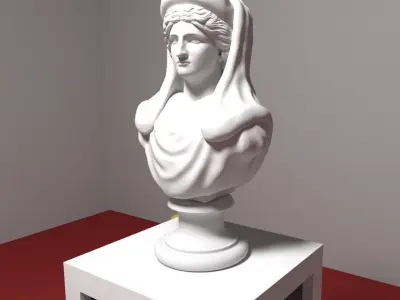 the princess bust of aphrodite 3D print model