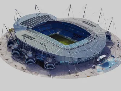 Etihad Stadium - Manchester City FC 3D model
