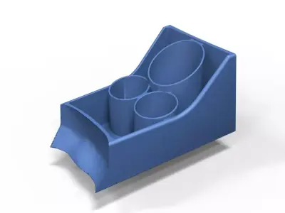 Center console cup holder Hyundai IONIQ 5 3D print model