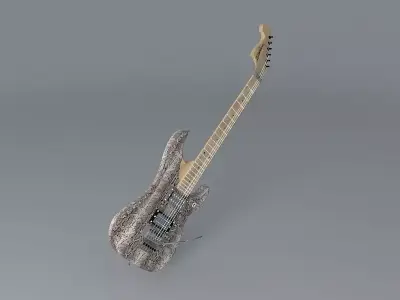 Washburn nuno bettencourt  N4 snakeskin guitar Free 3D model