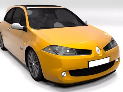 RENAULT MEGANE RS COUPE Low-poly 3D model