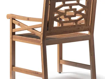 OVE Malay 3 Piece Bistro Chair 3D model