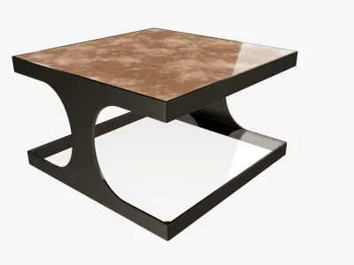 Coffee table modern 01 3D model